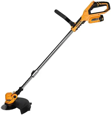 Триммер электрический Deko DKTR12 1х2.5Ач аккум. неразбор.штан. реж.эл.:леска/нож/диск