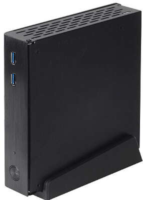 Корпус SilverStone SST-PT13B, черный, Mini-ITX, Без БП (SST-PT13B-USB3.0)