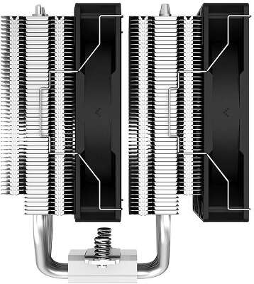 Устройство охлаждения(кулер) Deepcool AG620 Soc-AM5/AM4/1200/1700/1851 черный 4-pin 15-29dB Al+Cu 260W 1300gr Ret (R-AG620-BKNNMN-G-1)