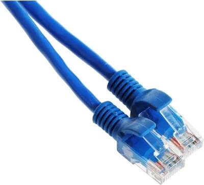 Патч-корд UTP Cablexpert PP12-15M/B кат.5e, 15м, литой, многожильный (синий)