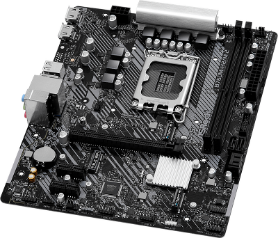 Материнская плата ASROCK B760M-H2/M.2 LGA1700, B760, 2*DDR5, 4*SATA, 2*M.2, 4*USB 3.2, 2*USB 2.0, 1*PCIx16, 2*PCIx1, 1*M.2 (Key E), 2*HDMI, mATX