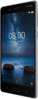 Смартфон Nokia 8 DS, 64GB, Steel (наушники беспроводные JBL V310BT)