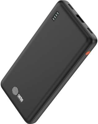 Мобильный аккумулятор Cactus CS-PBFSAA-10000 10000mAh 4.5A USB-A/2xUSB-C черный