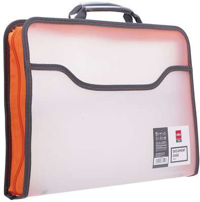 Папка-портфель Deli E38129 1 отдел. A4 полипропилен 0.65мм ассорти