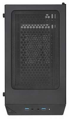 Корпус Silverstone SST-PS15B-PRO Precision Mini Tower Micro ATX Computer Case, tempered glass, 2x 120mm ARGB, 1x ARGB Controller, black