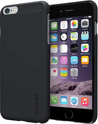 Чехол для iPhone 6 Plus/6S Plus Incipio Feather, матово-чёрный [IPH-1193-BLK]