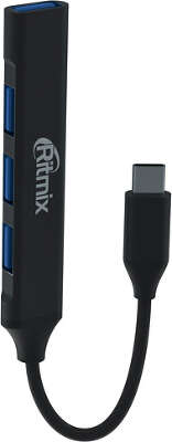 Концентратор USB Type-C Ritmix CR-4401 Metal