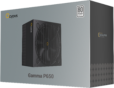 блок питания Ocypus Gamma P650, 650W, APFC, 80+, 120mm Fan (P650-W)