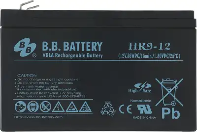 Батарея для ИБП BB HR 9-12 12В 9Ач