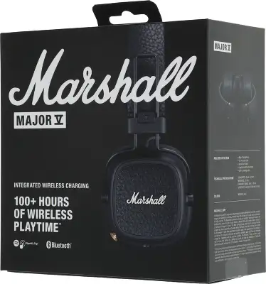Гарнитура накладные Marshall Major V синий беспроводные bluetooth оголовье (MAJOR V MIDNIGHT BLUE)