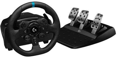 LOGITECH Игровой руль G923 Racing Wheel and Pedals - PC/PS - BLACK - USB - UK