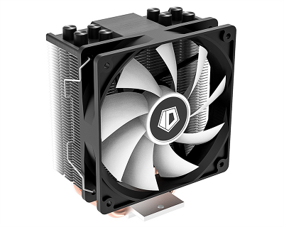 Кулер для процессора ID-COOLING SE-214-XT LGA1700/1200/115X/AM4 (16шт/кор, TDP 180W, PWM, 4 тепл.трубки прямого контакта, FAN 120mm, Dynamic Multi-Color LED) RET