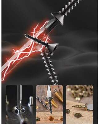 Двухсторонняя отвертка Home Series Black Deli HT1055 SL5+PH1, длина жала 100мм, эксклюзивный дизайн, рукоятка из высококачественного софттач пластика