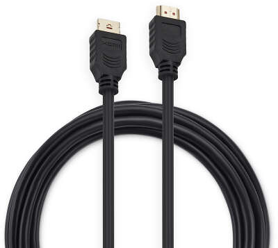 Кабель аудио-видео Buro HDMI 1.4 HDMI (m)/HDMI (m) 3м. позолоч.конт. черный (BHP HDMI V1.4 3M LOCK)