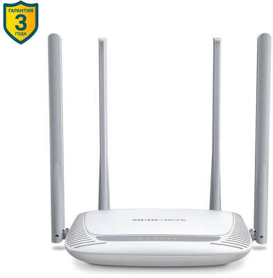 Роутер беспроводной Mercusys MW325R N300 10/100BASE-TX белый