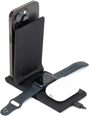 Беспроводное зар./устр. Buro CWC-QC5 15W 3A (QI) USB-C универсальное черный (CWC-QC5A15BK)