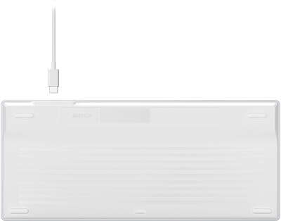 Клавиатура A4Tech Fstyler FX61 белый USB slim LED (FX61 WHITE)