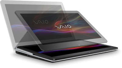 Ноутбук Sony VAIO Fit 15A SVF15N1H4R Silver 15.6" IPS Touch WQHD+ /i7-4500U/8/1000/GT735 2G/WF/BT/CAM/W8