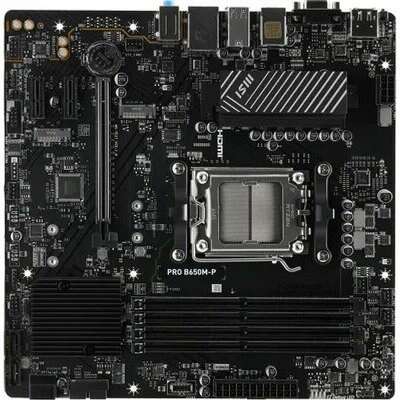 Материнская плата MSI PRO B650M-P (AM5/B650/4xDDR5/mATX/RAID/VGA, HDMI, DP) (PRO B650M-P)
