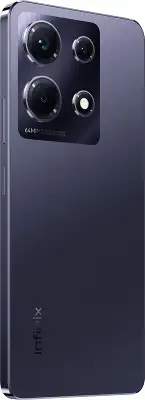 Смартфон Infinix X6833B Note 30 128Gb 8Gb черный моноблок 3G 4G 2Sim 6.78" 1080x2460 Android 13 64Mpix 802.11 a/b/g/n/ac NFC GPS GSM900/1800 GSM1900 FM microSD max2048Gb