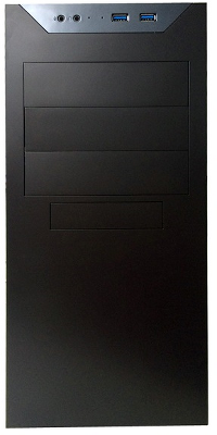 Корпус MidiTower Powerman BA833 Black PM-600ATX-F U3.0*2+A(HD) ATX, mATX