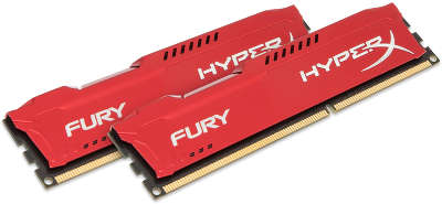 Набор памяти DDR-III DIMM 2*4096Mb DDR1866 Kingston Fury Red [HX318C10FRK2/8]