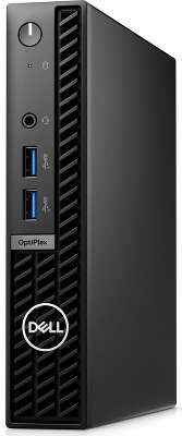 Неттоп Dell Optiplex 7010 Micro i3 13100T (2.5) 16Gb SSD512Gb UHDG 730 Windows 11 Pro GbitEth WiFi BT 260W мышь клавиатура черный (7010-3651)