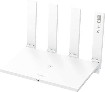 Роутер беспроводной Huawei WiFi AX3 WS7100 (53030ADU) AX3000 10/100/1000BASE-T белый