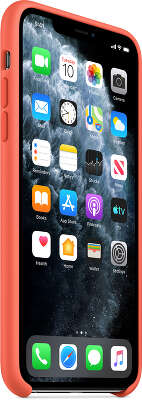 Силиконовый чехол для iPhone 11 Pro Max Apple Silicone Case, Clementine Orange [MX022ZM/A]