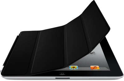Кожаный чехол Apple Smart Cover для iPad 2/3/4, Black [MD301]