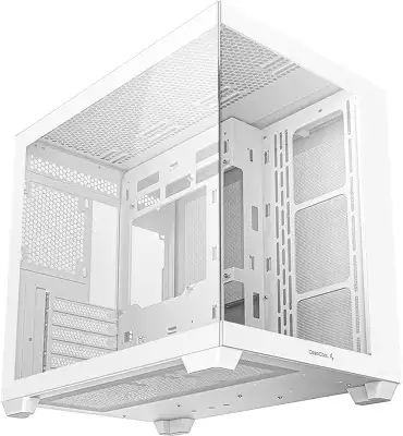 Корпус Deepcool CG530 WH белый без БП ATX 10x120mm 4x140mm 1xUSB2.0 2xUSB3.0 audio bott PSU