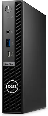 Неттоп Dell Optiplex 7020 Micro i3 14100T (2.7) 16Gb SSD256Gb UHDG 730 Linux Ubuntu GbitEth WiFi BT 90W мышь клавиатура черный (7020-3660)