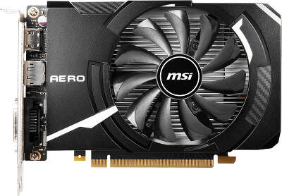 Видеокарта MSI nVidia GeForce GTX1650 D6 AERO ITX OC 4Gb GDDR6 PCI-E DVI, HDMI, DP