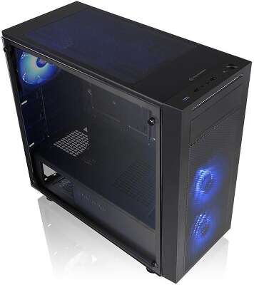 Корпус Thermaltake Versa J22 TG RGB, черный, ATX, Без БП (CA-1L5-00M1WN-01)
