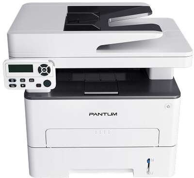 Pantum M7102DN A4, МФУ, лазерное, черно-белое, 33стр/мин, 1200x1200dpi, 525МГц, 256Мб, дуплекс, 50АПД, USB/Ethernet, 1500стр/картридж, белый корпус (M7102DN)(018227)
