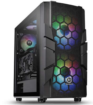 Корпус Thermaltake Commander C33 TG ARGB, черный, ATX, Без БП (CA-1N4-00M1WN-00)