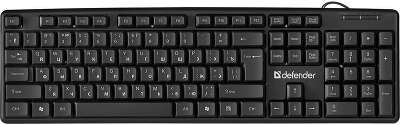 Defender Клавиатура  Element HB-520 Black USB [45522] {Проводная, 108кн.+ 3доп.}