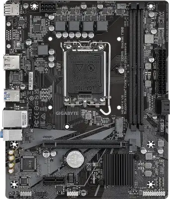 Материнская плата Gigabyte H610M K V2 Soc-1700 Intel H610 2xDDR5 mATX AC`97 8ch(7.1) GbLAN+HDMI+DP