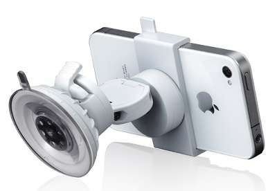 Автодержатель на присоске Just Mobile для iPhone, белый [ST-169W]