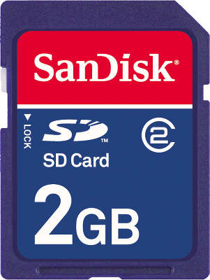 Карта памяти 2 Гб SD SanDisk [SDSDB-2048-E11,SDSDB-002G-B35]