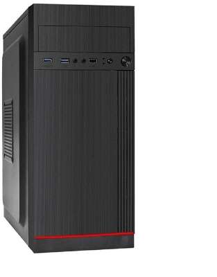 Exegate EX290174RUS Корпус Miditower ExeGate AA-442U2 (ATX, без БП, 1*USB+2*USB3.0, аудио, черный)