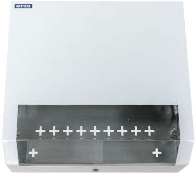 Шкаф коммутационный NTSS (NTSS-SOHO5U) настенный 5U 520x140мм пер.дв.стекл несъемн.бок.пан. 80кг белый 11кг 480мм IP20 металл