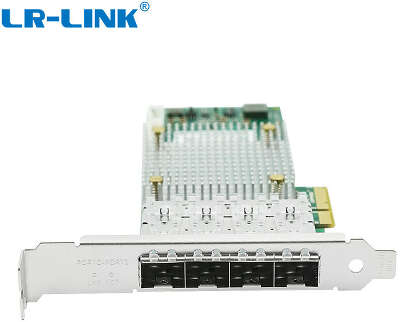 Сетевой адаптер LR-LINK LREC9054PF-4SFP Intel I350 AM4 PCI-E x4 100MB 4 X SFP