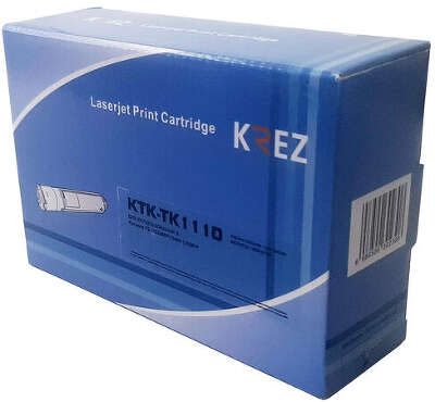 Совместимый тонер-картридж TK1110 с чипом для Kyocera FS-1020MFP/1040/1120MFP 2,5K KREZ