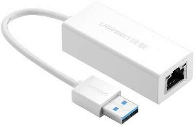 Адаптер UGREEN CR111 (20255) USB 3.0 Gigabit Ethernet Adapter. Цвет: белый