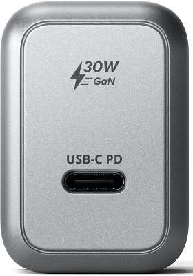Сетевое зар./устр. Satechi USB-C GaN Wall Charger 30W 3A (PD) USB Type-C универсальное серый (ST-UC30WCM-EU)