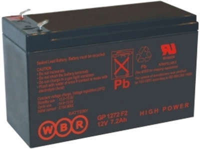 Батарея аккумуляторная для ИБП WBR GP1272 F2,F1 12V 7A/h