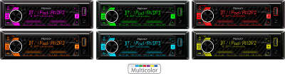Автомагнитола Prology CMD-300 1DIN 4x55Вт AUX DSP 3 ПДУ RDS (PRCMD300)