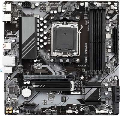 Материнская плата Gigabyte A620M GAMING X, Socket AM5, AMD A620, 4xDDR5-5200, HDMI+DP, 1xPCI-Ex16, 1xPCI-Ex1, 4xSATA3(RAID 0/1/10), 1xM.2, 8 Ch Audio, GLan, (2+2)xUSB2.0, (3+2)xUSB3.2, (1+1)xUSB3.2 Type-C™, 1xPS/2, mATX, RTL