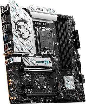 Материнская плата MSI B760M GAMING PLUS WIFI,B760,LGA1700,4DDR5,2PCI-Ex16,1PCI-Ex1,2M.2,4SATA3,2USB3.2 Gen2,7US